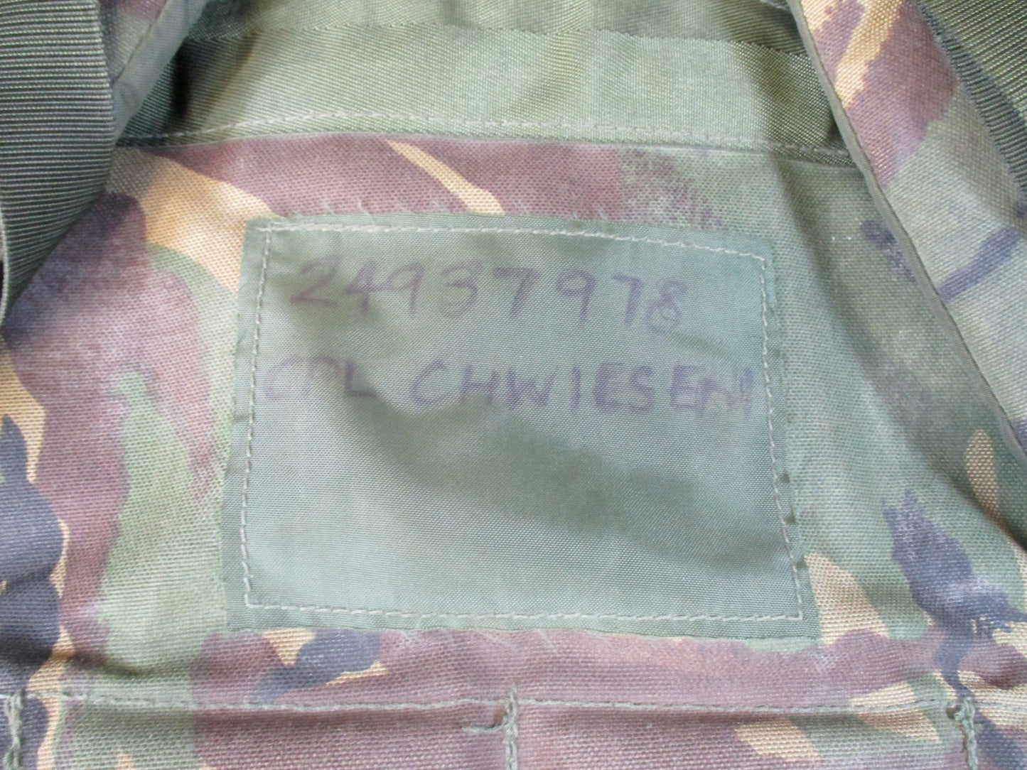 British Other Arms Rucksack w/ Suspenders Used Surplus Broken Buckles dpm camo