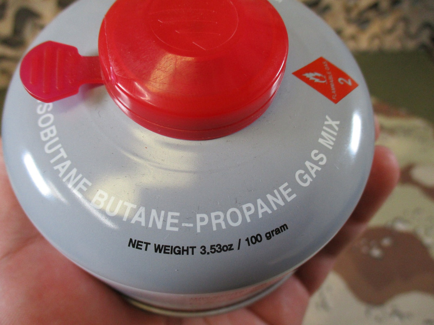 3x Gas One GAS-4 Isobutane Butane-Propane Camping Stove Fuel Canisters 100g New