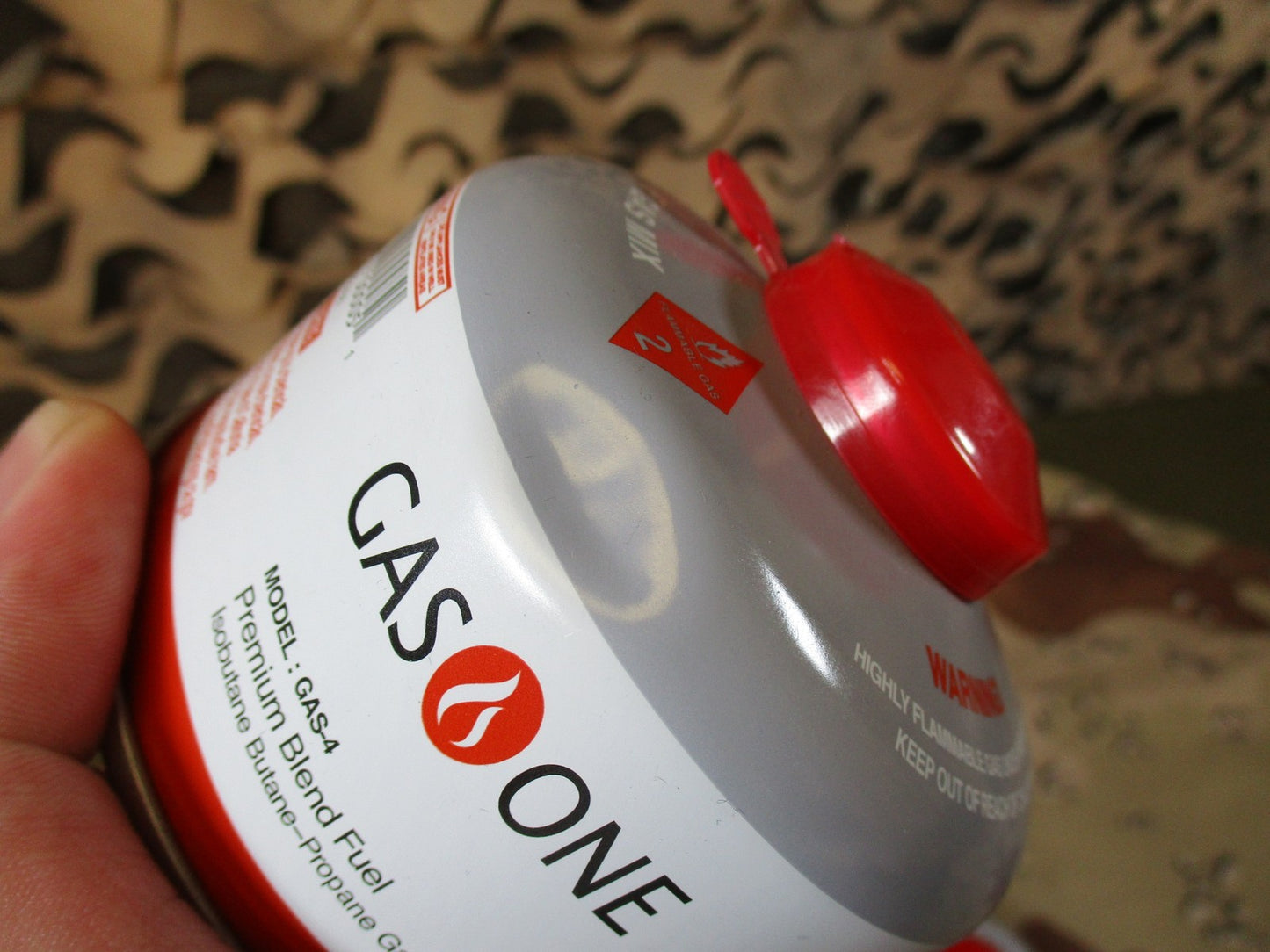 3x Gas One GAS-4 Isobutane Butane-Propane Camping Stove Fuel Canisters 100g New