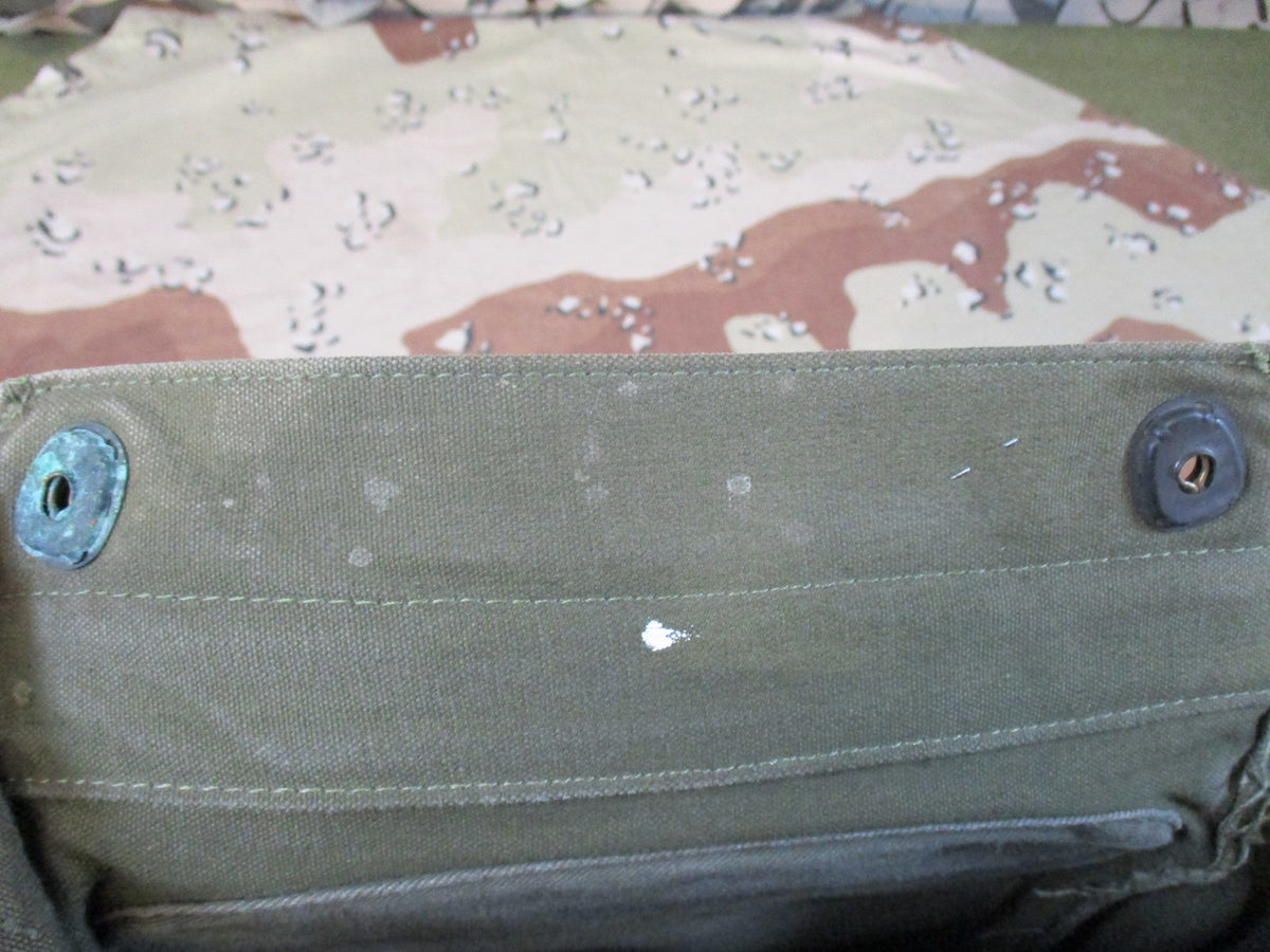 Vintage US Military M17 Gas Mask Carrier Bag OD Green Tactical Surplus usgi