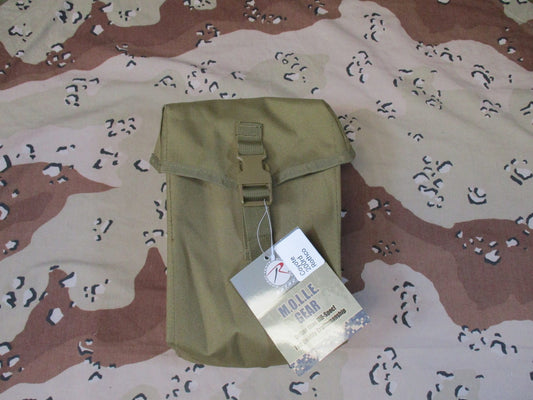 New Rothco MOLLE 200rd SAW Pouch Coyote Brown Tactical Utility Bag