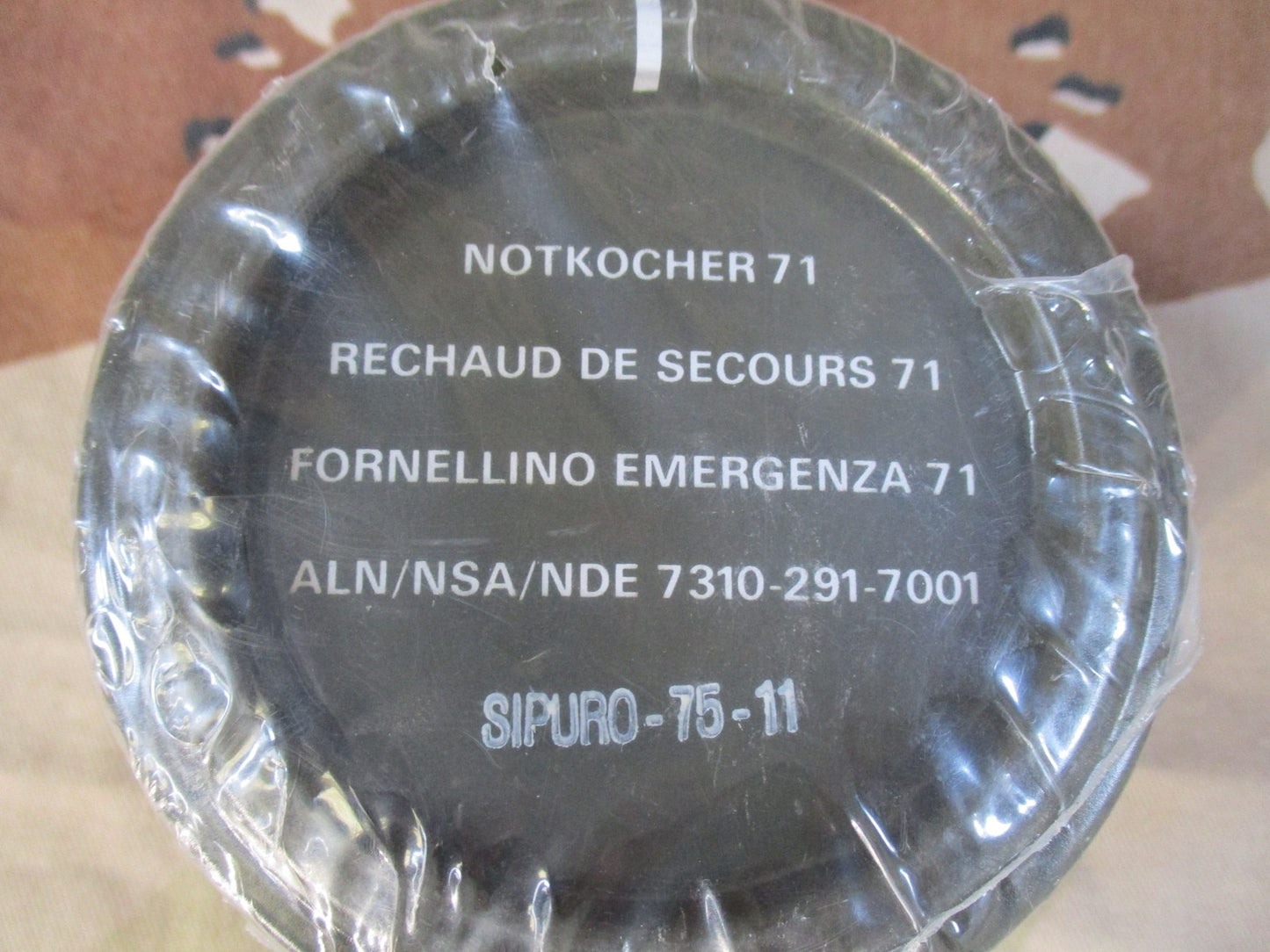 Swiss Military Notkocher 71 Emergency Stove Solid Fuel Burner Sealed New