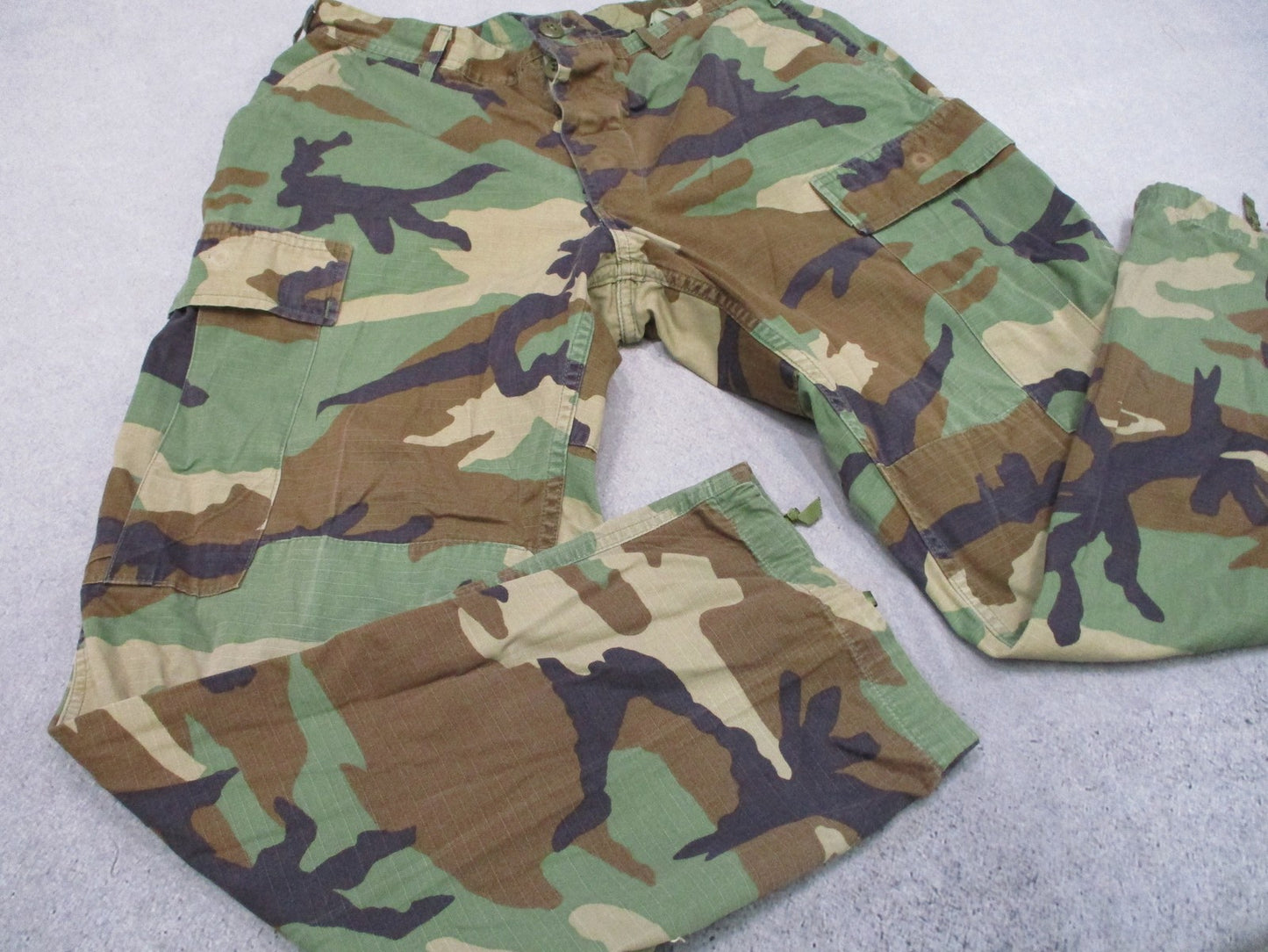 USGI Woodland BDU Trousers Hot Weather Ripstop Military Combat Pants US Army