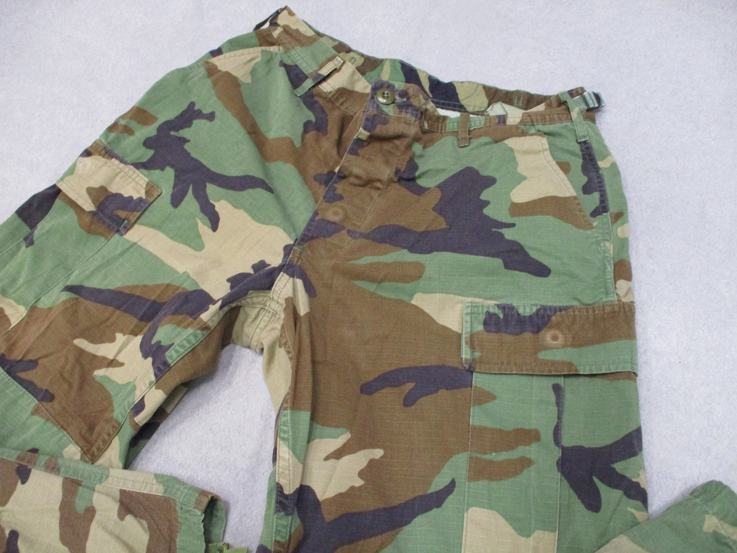 USGI Woodland BDU Trousers Hot Weather Ripstop Military Combat Pants US Army