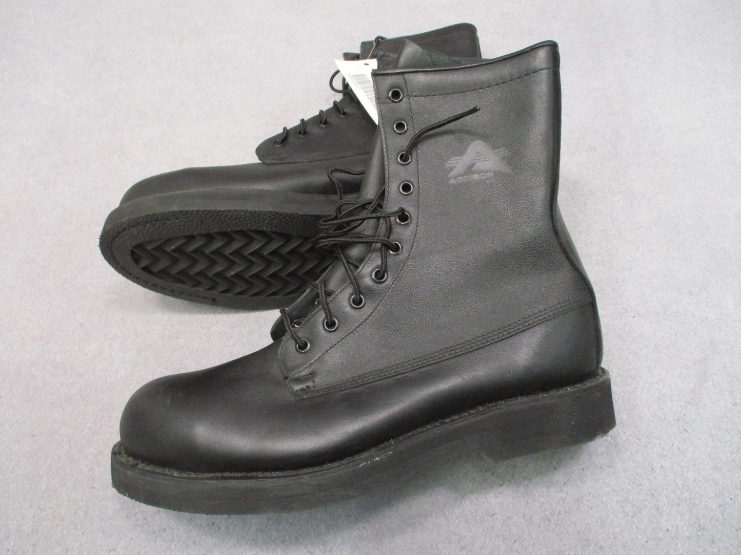 Addison US Military Safety Boots Steel Toe Black Leather Men's 10.5 R Surplus