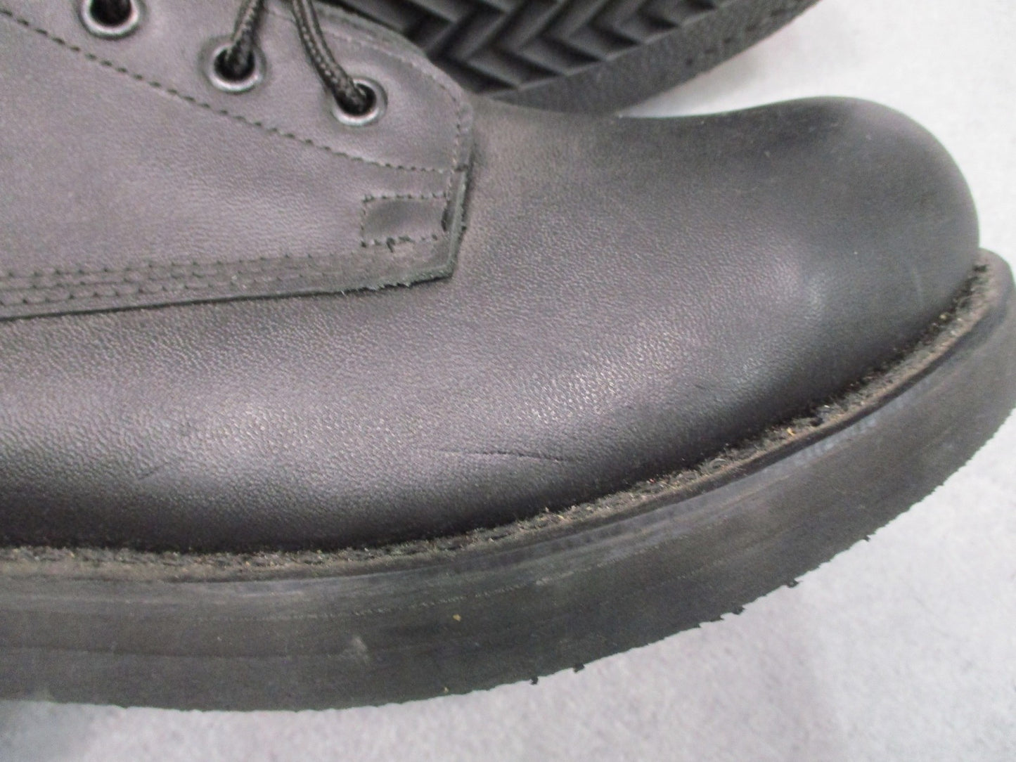 Addison US Military Safety Boots Steel Toe Black Leather Men's 10.5 R Surplus