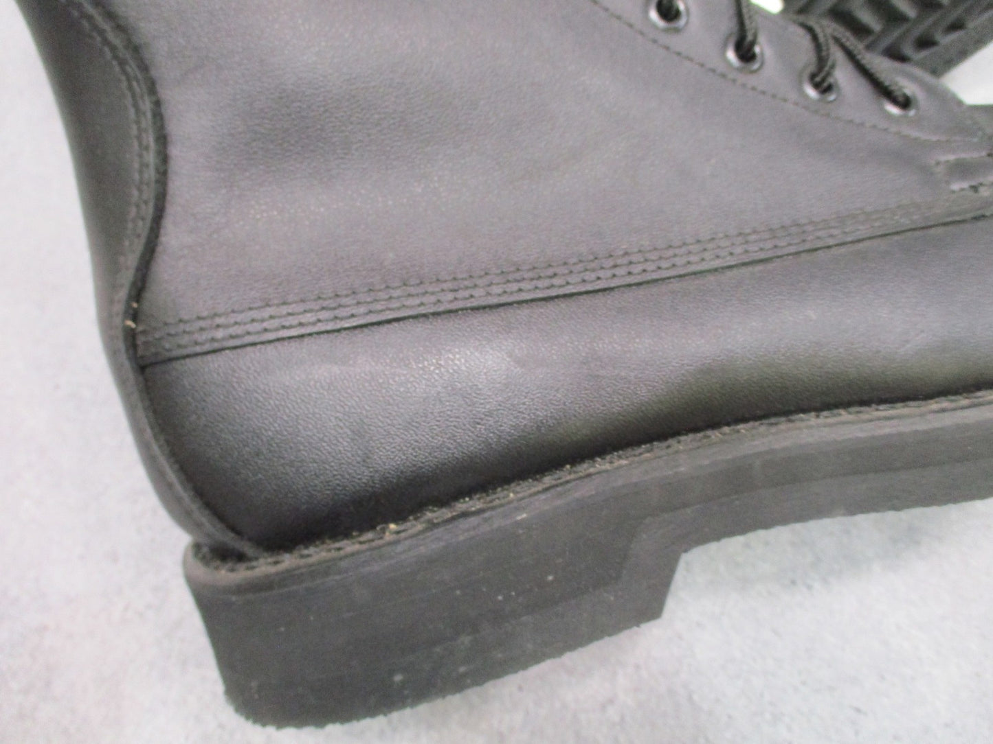 Addison US Military Safety Boots Steel Toe Black Leather Men's 10.5 R Surplus
