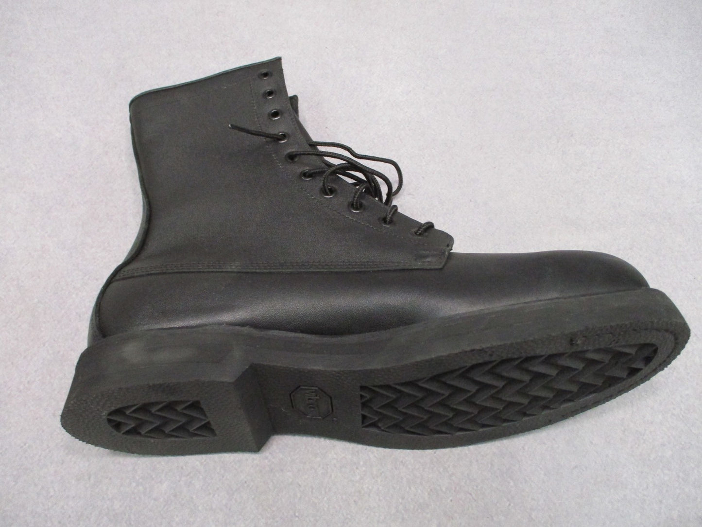 Addison US Military Safety Boots Steel Toe Black Leather Men's 10.5 R Surplus