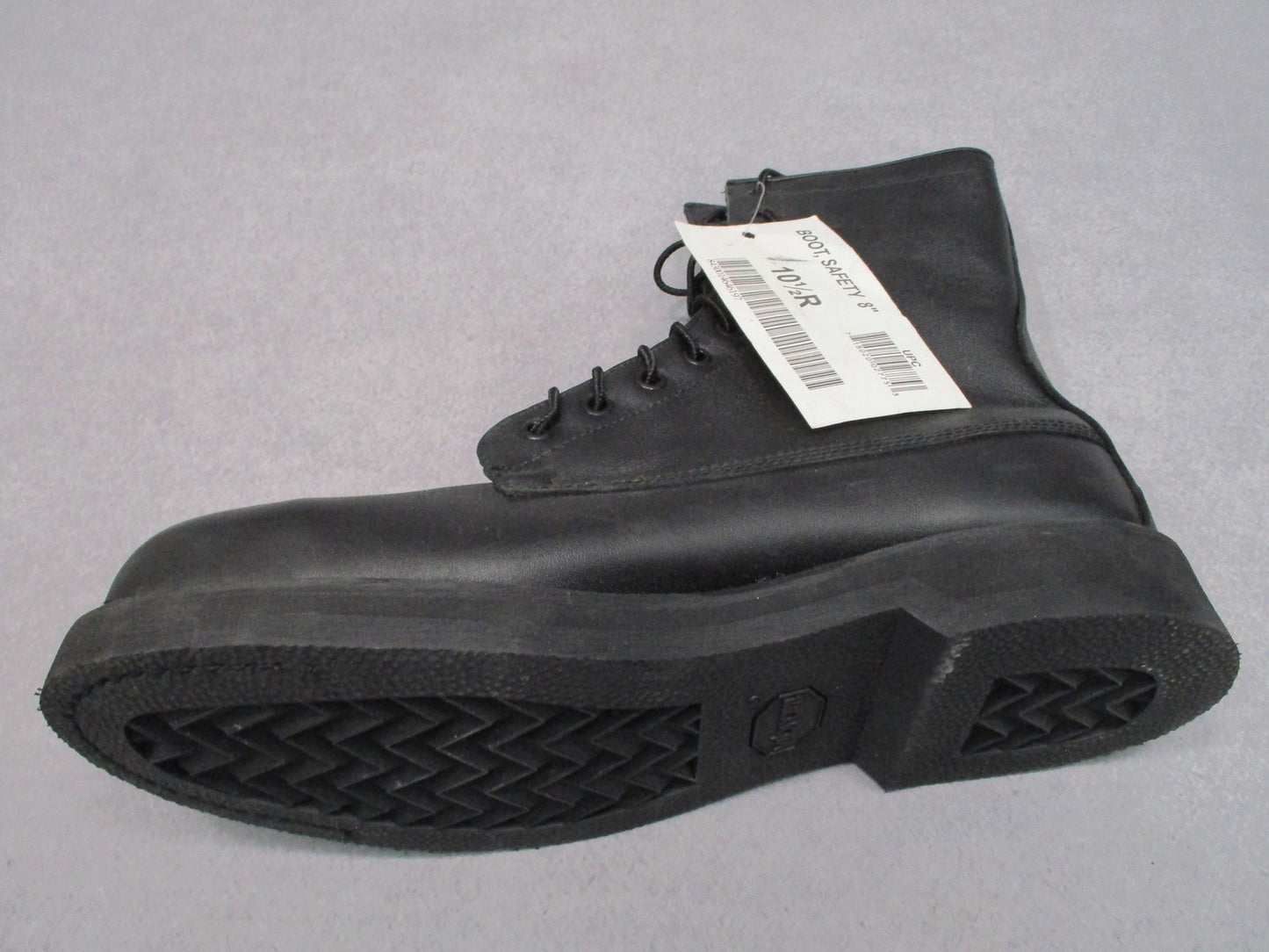 Addison US Military Safety Boots Steel Toe Black Leather Men's 10.5 R Surplus