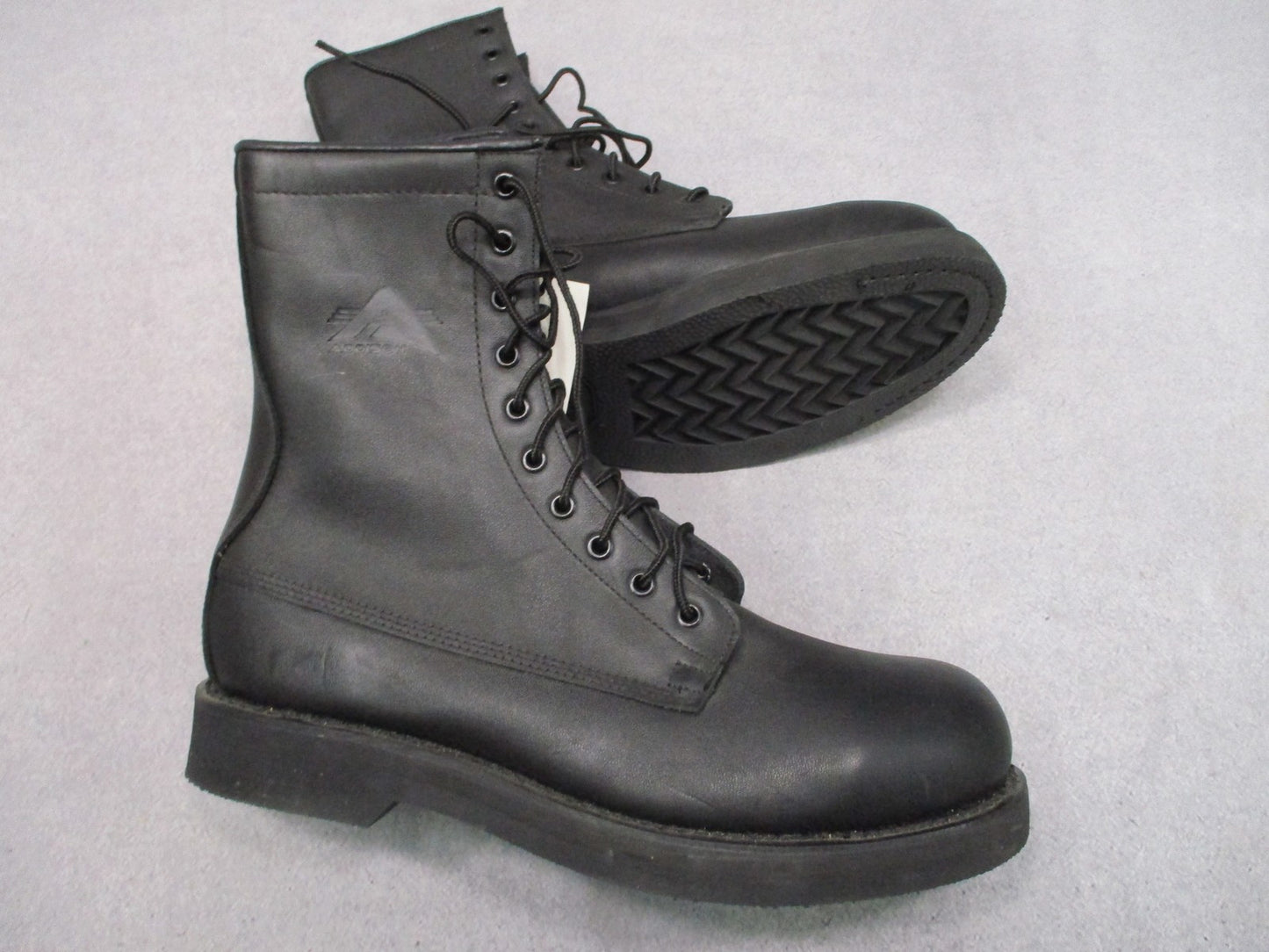 Addison US Military Safety Boots Steel Toe Black Leather Men's 10.5 R Surplus