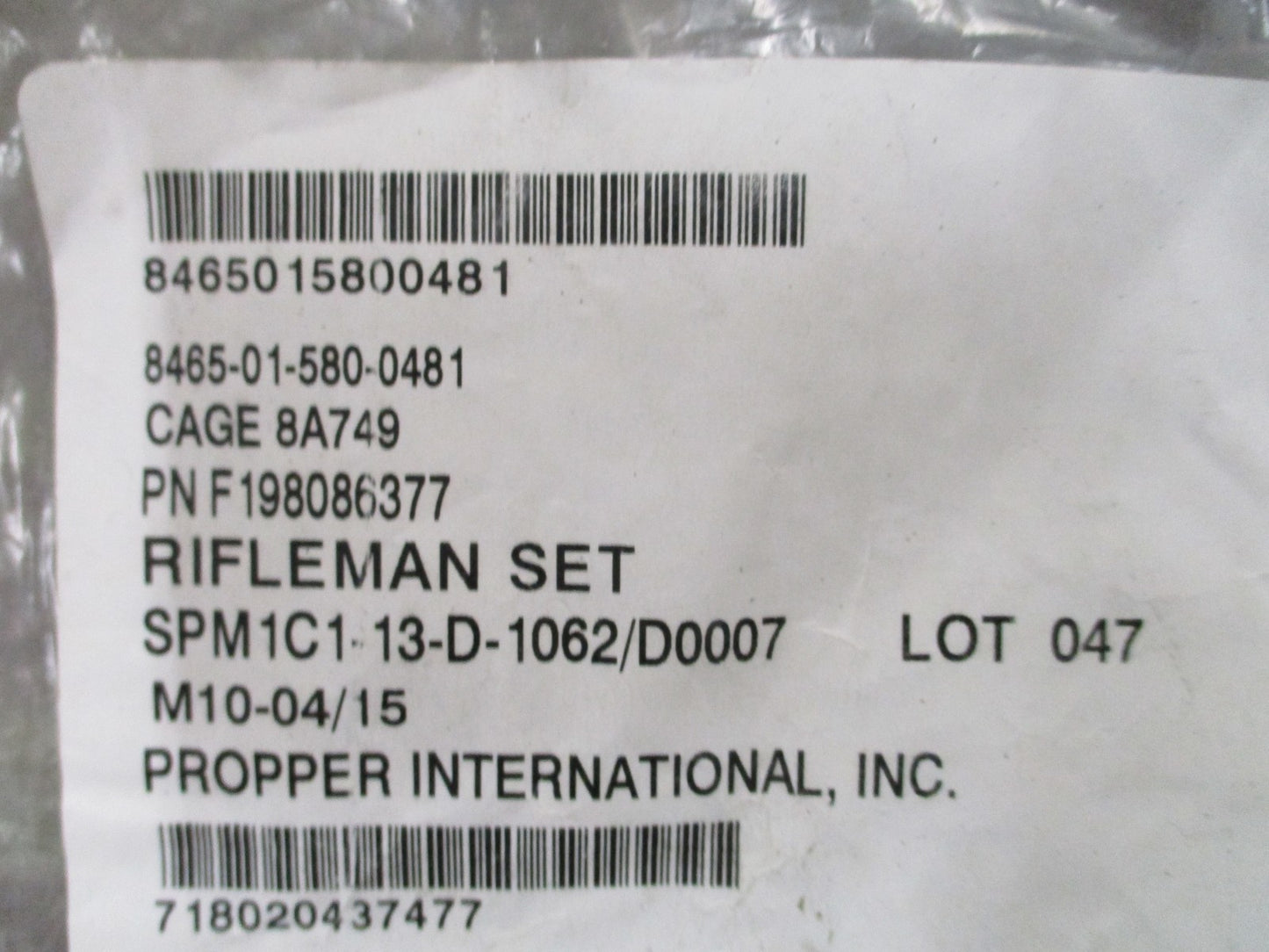 Propper Rifleman Set MOLLE II TAP NSN New One Size 8465-01-580-0481 MultiCam