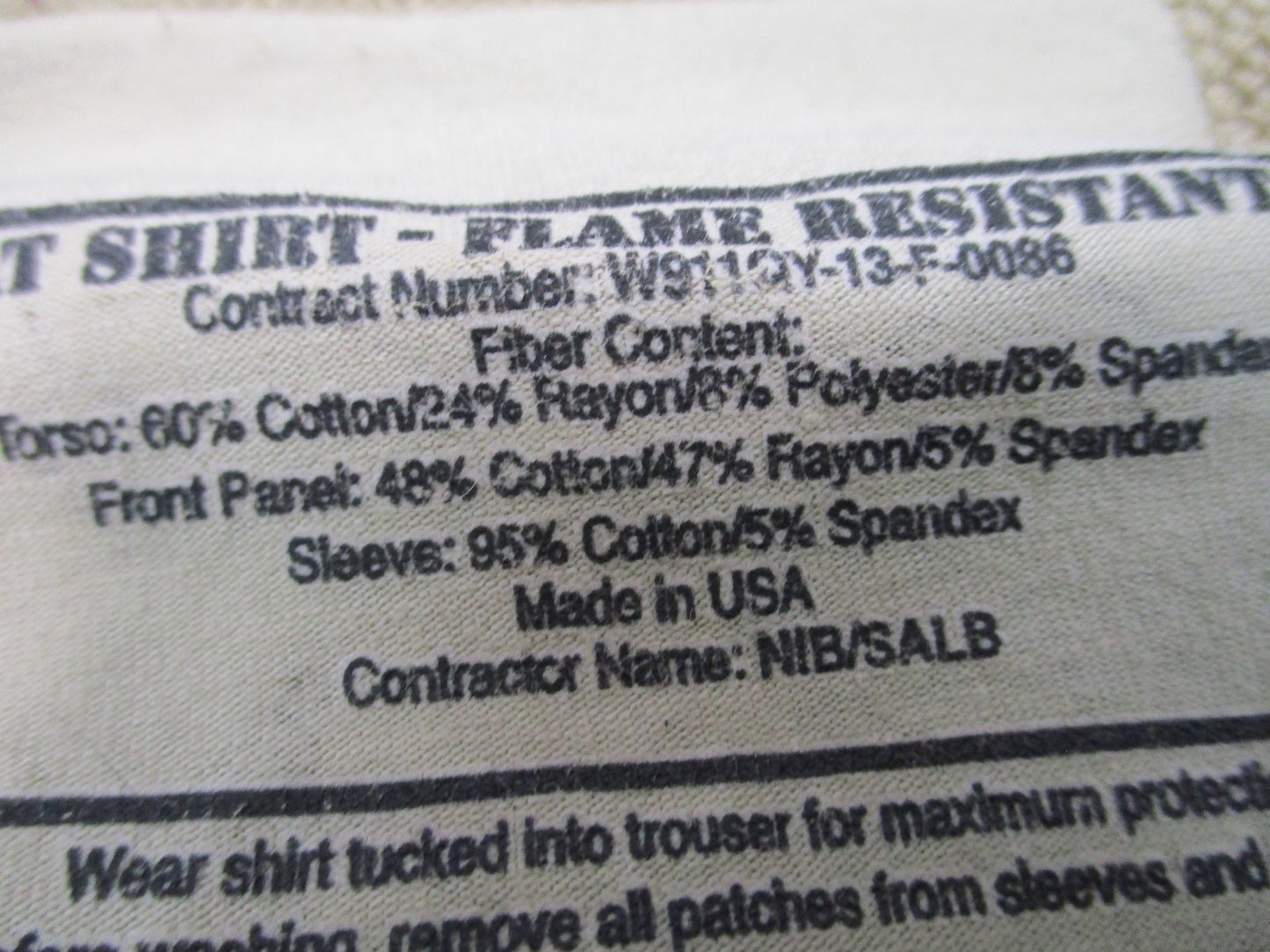 US Army Combat Shirt Flame Resistant Multicam Size Small NSN 8415-01-617-7131