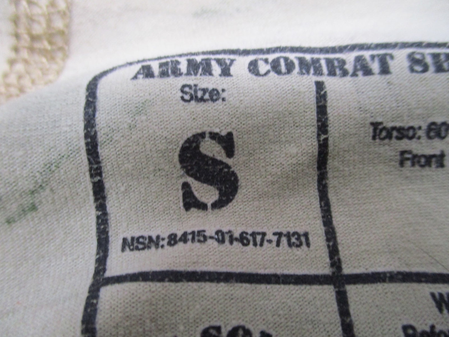 US Army Combat Shirt Flame Resistant Multicam Size Small NSN 8415-01-617-7131