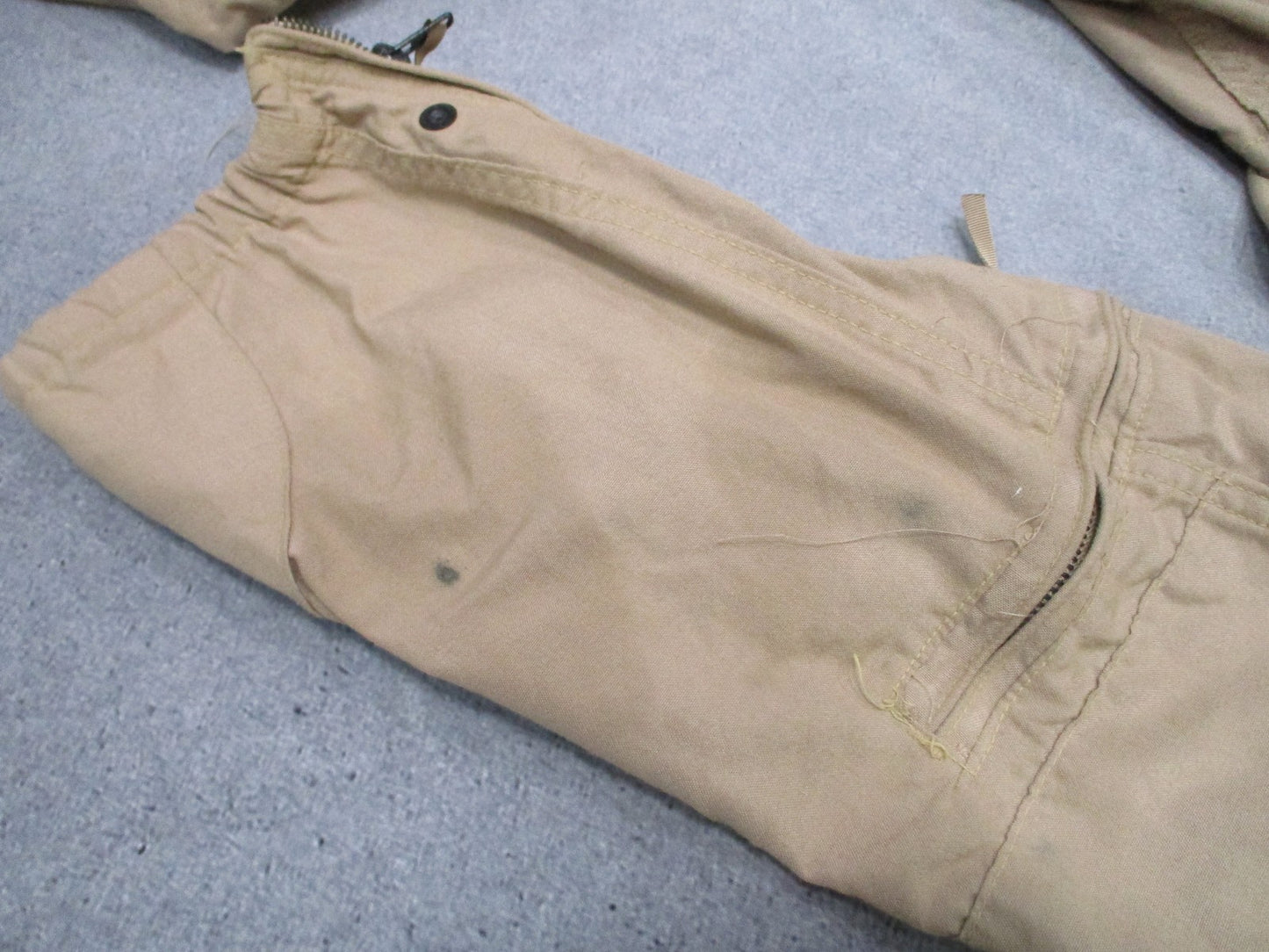 USGI Carter Industries CVC Coveralls Tan NSN Medium-Regular 8415-01-332-7913