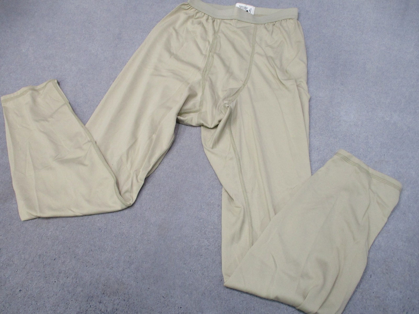 US Military Polartec Silkweight Drawers Base Layer Tan Small Regular ECWCS