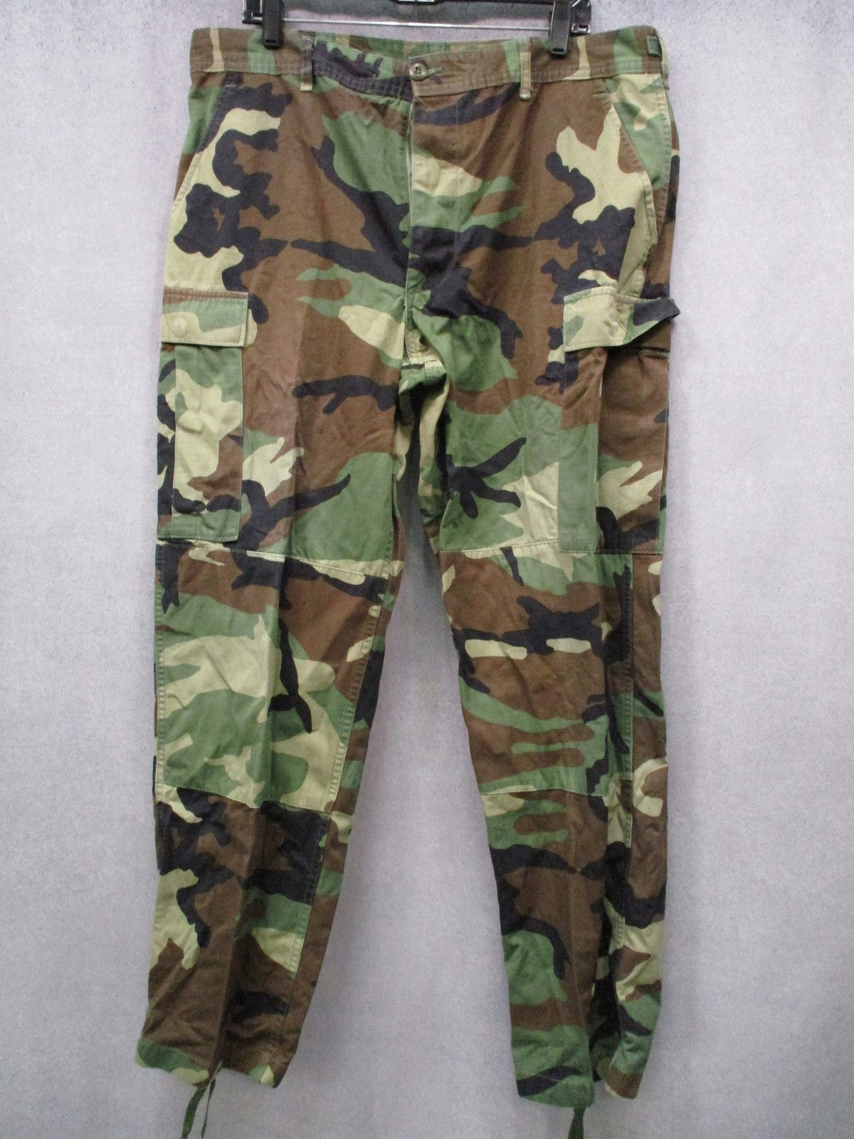 USGI Woodland BDU Trousers Large Regular Hot Weather Ripstop 8415-01-390-8949