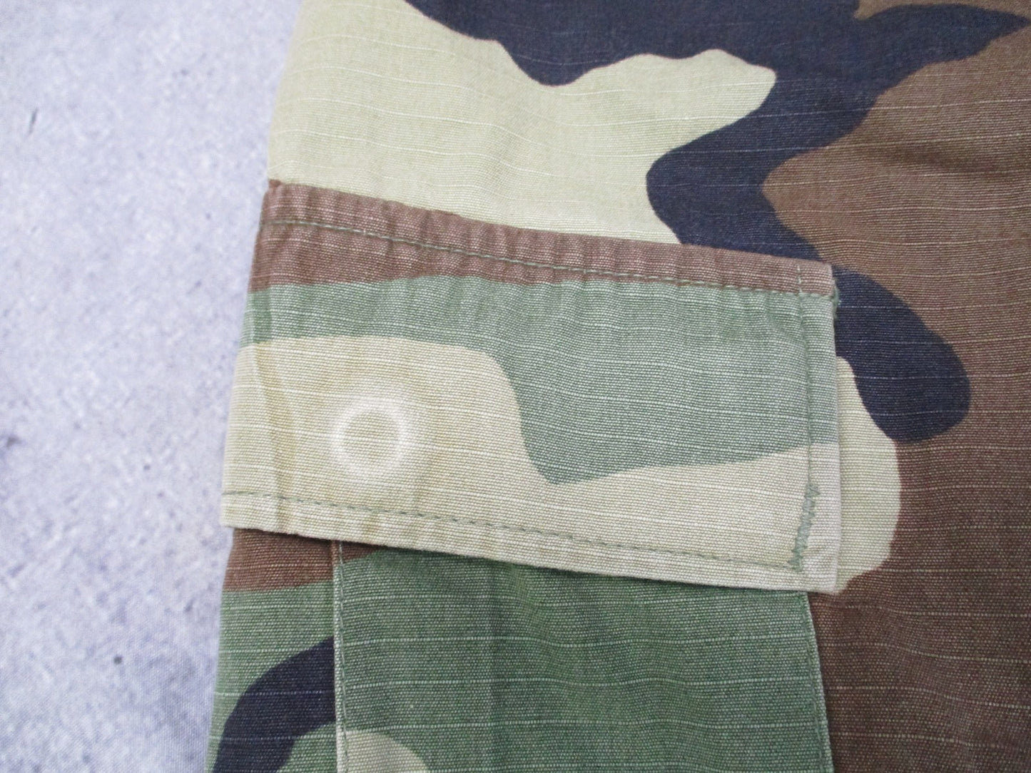 USGI Woodland BDU Trousers Large Regular Hot Weather Ripstop 8415-01-390-8949