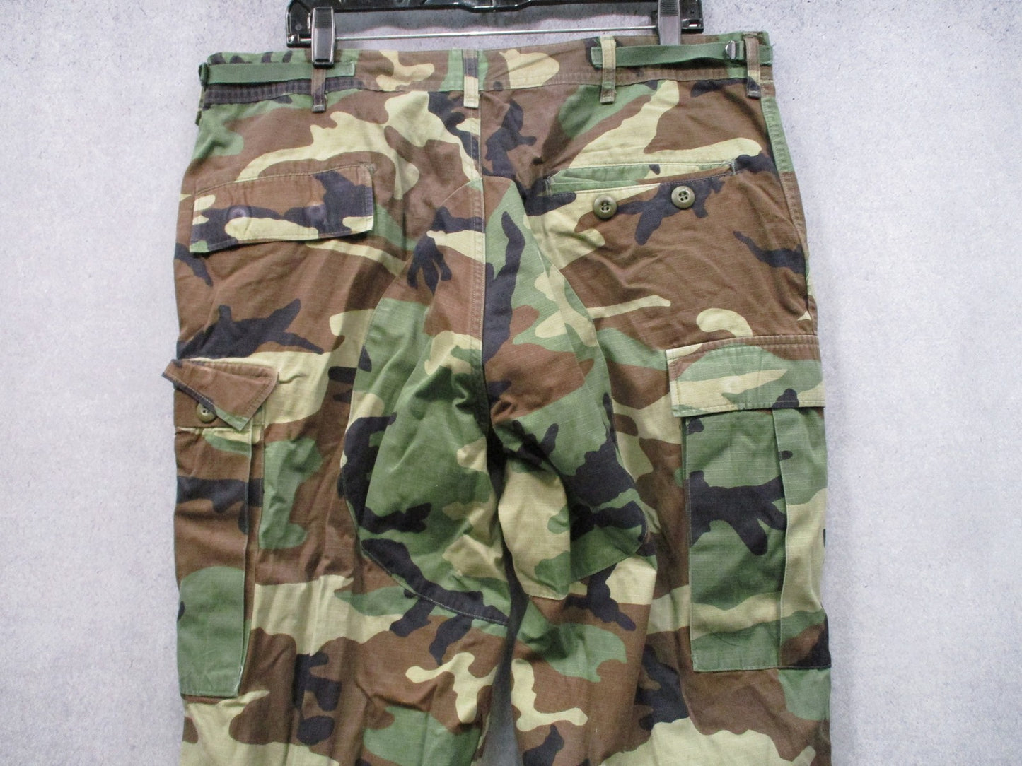 USGI Woodland BDU Trousers Large Regular Hot Weather Ripstop 8415-01-390-8949