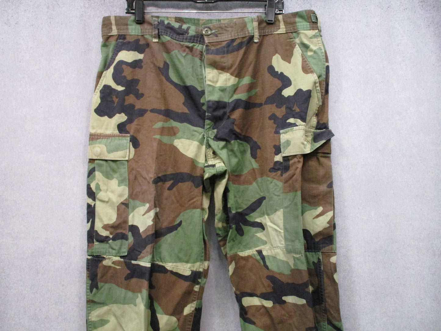 USGI Woodland BDU Trousers Large Regular Hot Weather Ripstop 8415-01-390-8949