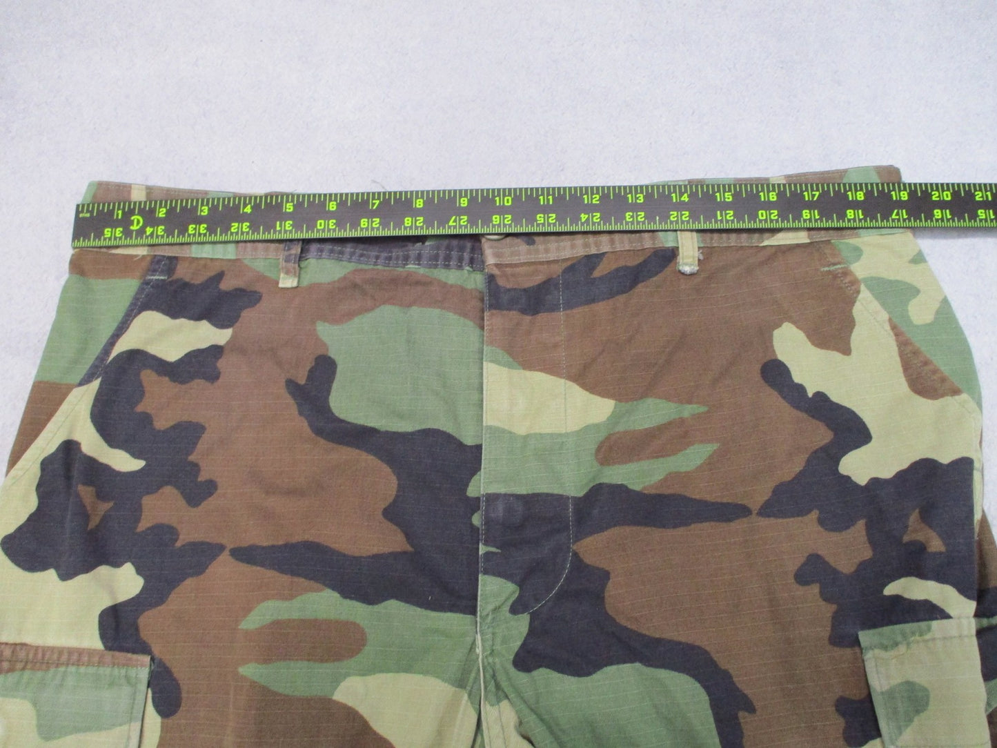 USGI Woodland BDU Trousers Large Regular Hot Weather Ripstop 8415-01-390-8949