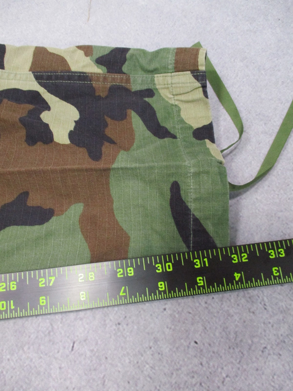 USGI Woodland BDU Trousers Large Regular Hot Weather Ripstop 8415-01-390-8949