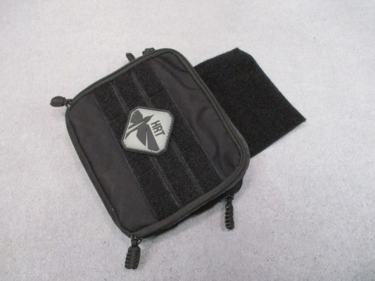 HRT Tactical Gear Cordura MOLLE Admin Utility Pouch Black Hanger Dangler Pocket