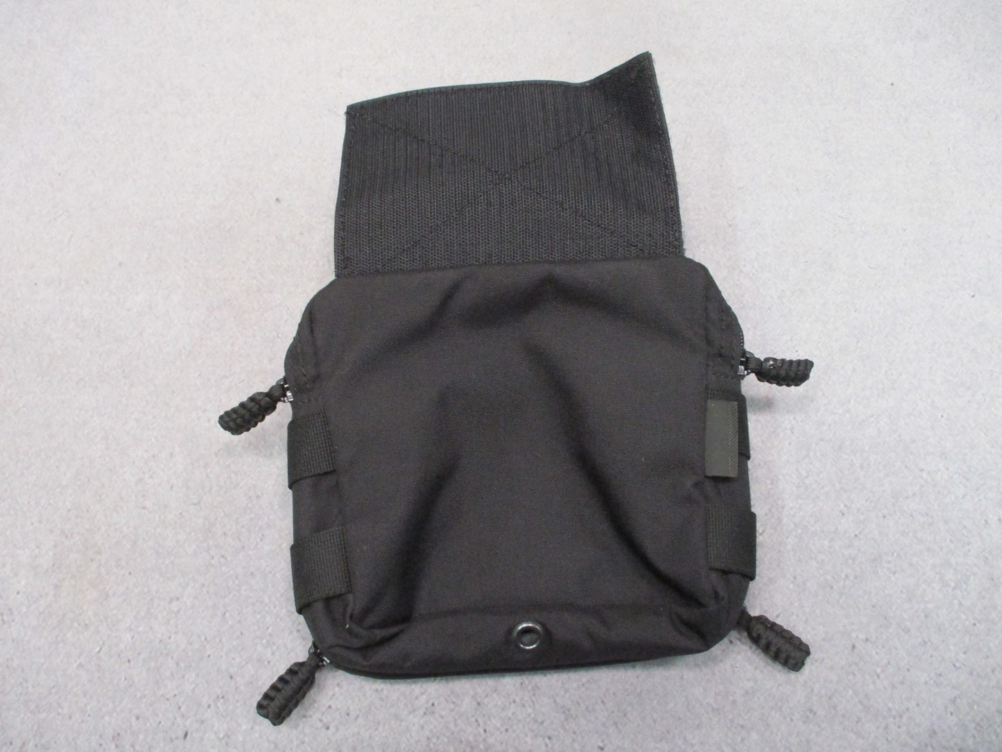 HRT Tactical Gear Cordura MOLLE Admin Utility Pouch Black Hanger Dangler Pocket