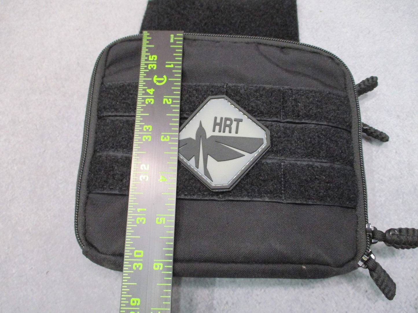 HRT Tactical Gear Cordura MOLLE Admin Utility Pouch Black Hanger Dangler Pocket