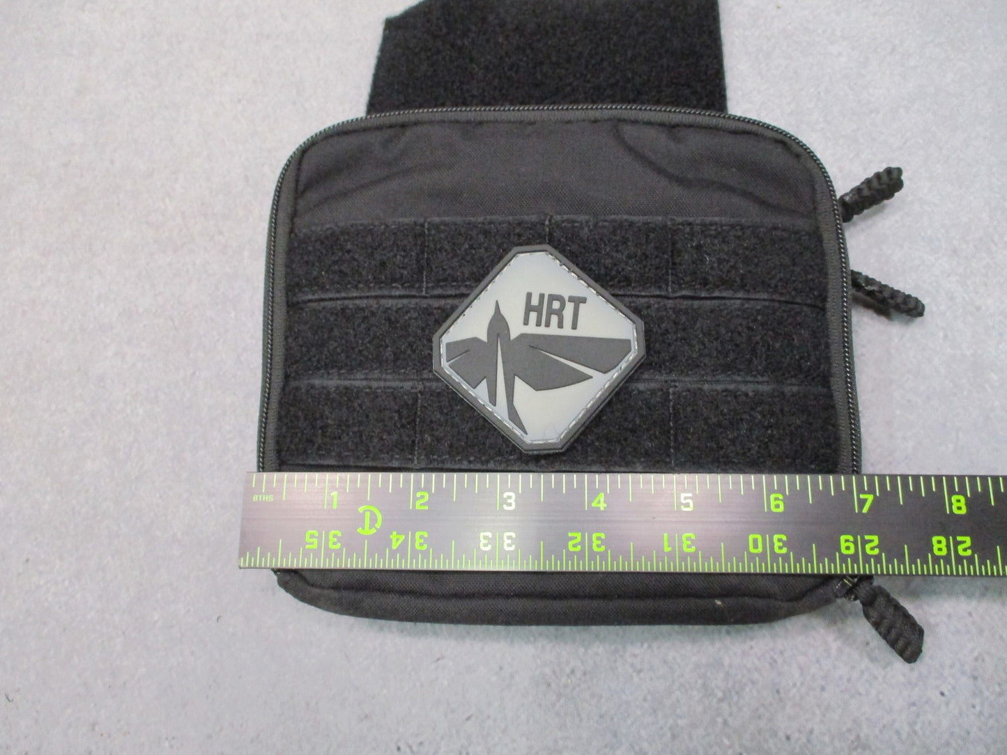 HRT Tactical Gear Cordura MOLLE Admin Utility Pouch Black Hanger Dangler Pocket