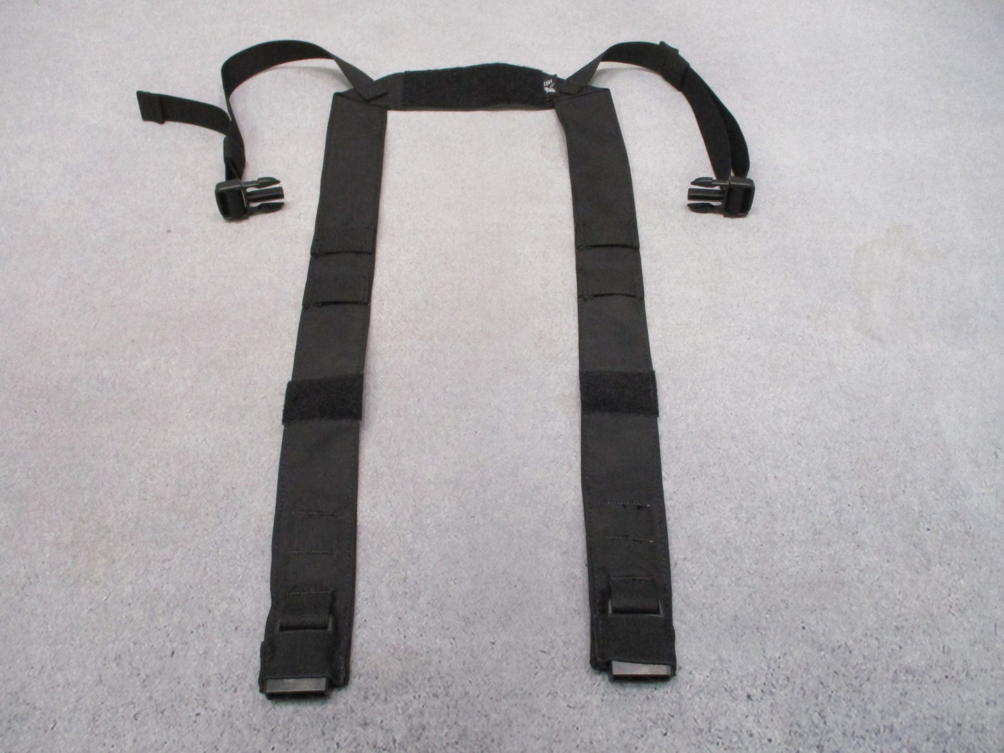 HRT Tactical Gear Shoulder Harness H-Harness Black Cordura Nylon