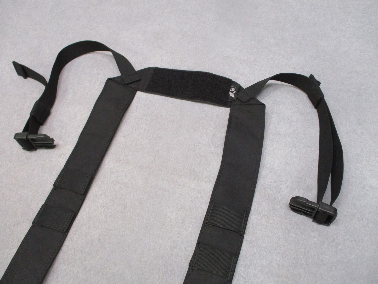 HRT Tactical Gear Shoulder Harness H-Harness Black Cordura Nylon