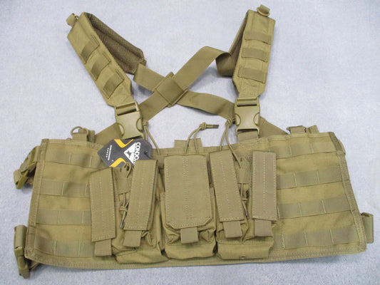 Condor Recon Chest Rig Coyote Brown MCR5 Tactical Molle Vest New With Tags