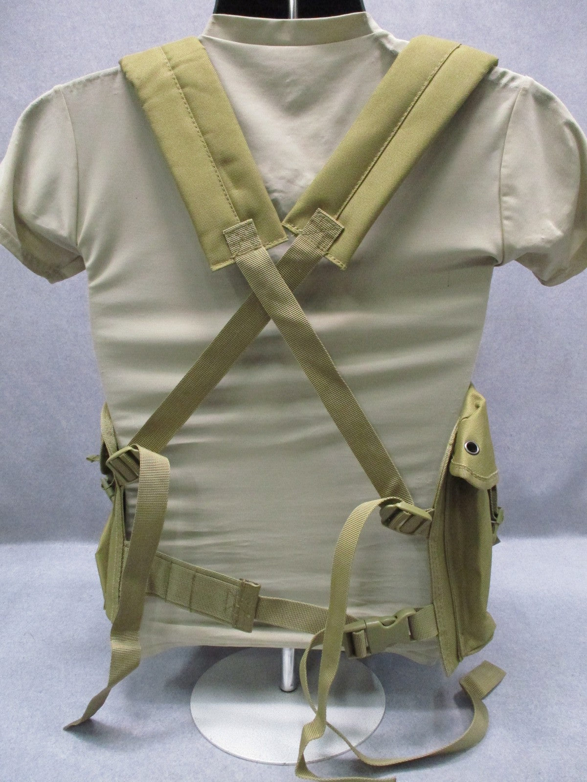 Mil-Tec Tactical Chest Rig Vest Tan Adjustable Military Surplus Style New