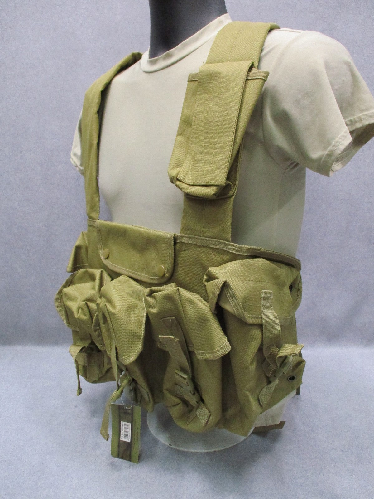 Mil-Tec Tactical Chest Rig Vest Tan Adjustable Military Surplus Style New