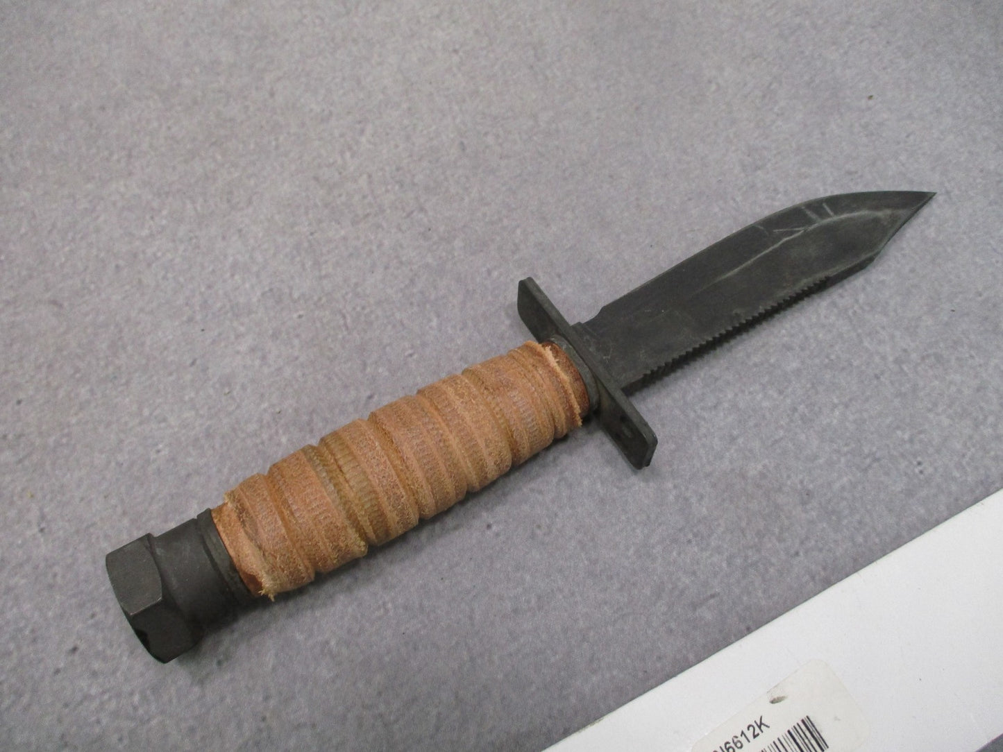 Ontario 499 Aircrew Survival Knife 5in Sawback Leather Handle New No Sheath