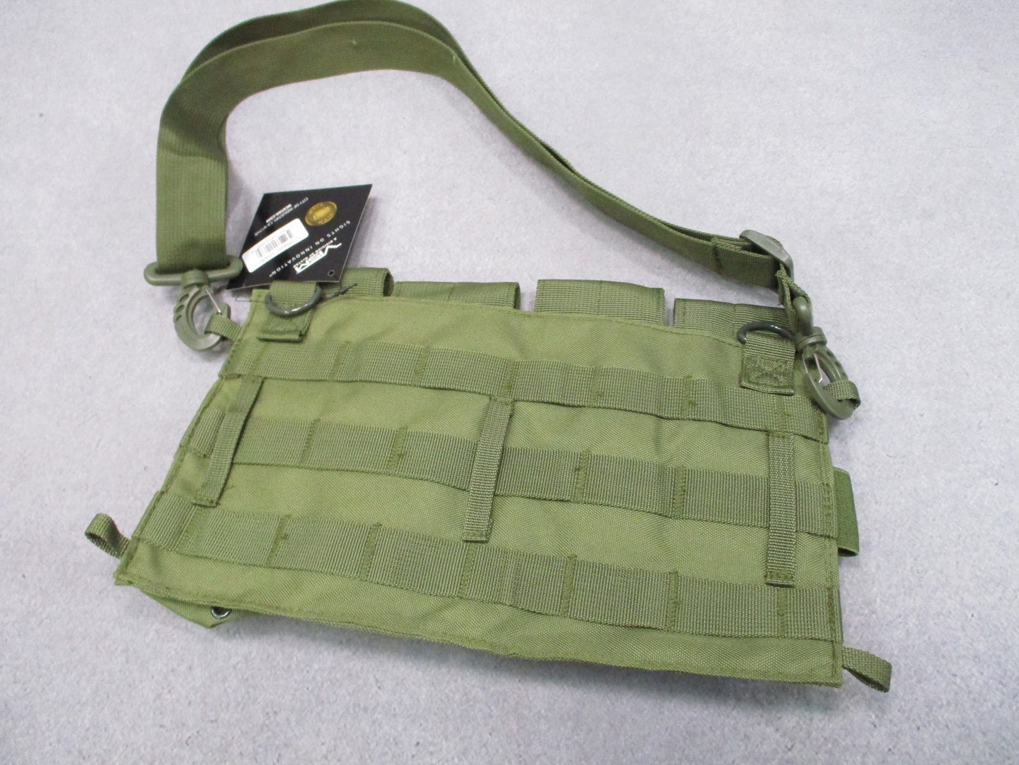 VISM Tactical Bandolier Mag Carrier OD Green Holds 8 or 4 Magazines New