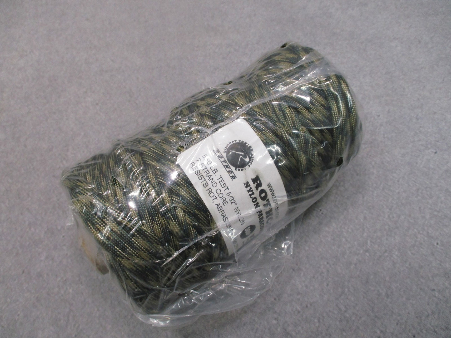 Rothco 550 Paracord 300ft Spool 7-Strand Core Camo 5/32" Tactical Survival Rope