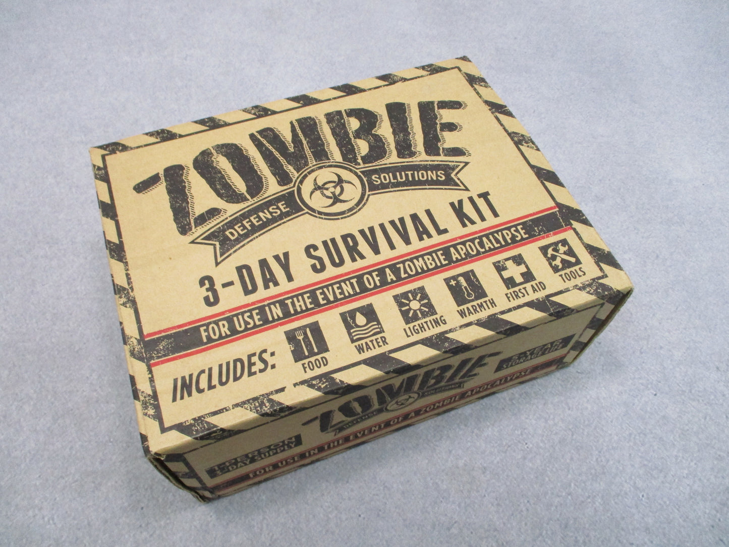 Zombie Defense Solutions 3-Day Survival Kit Emergency Preparedness Gear New