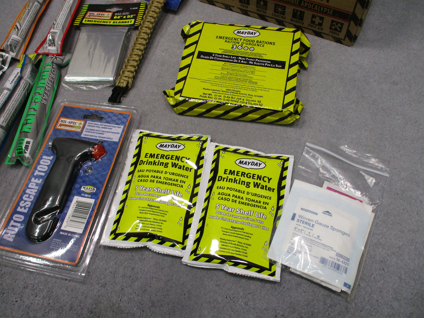Zombie Defense Solutions 3-Day Survival Kit Emergency Preparedness Gear New