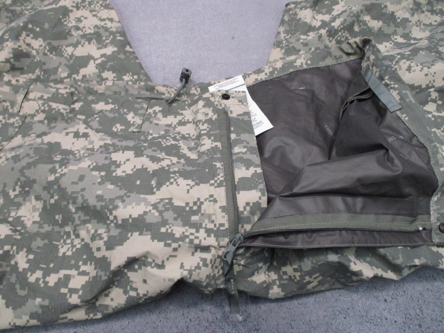 GEN 3 ACU DIGITAL GORE-TEX PANTS LEVEL 6 TROUSERS WET WEATHER PANTS X-LARGE/REG
