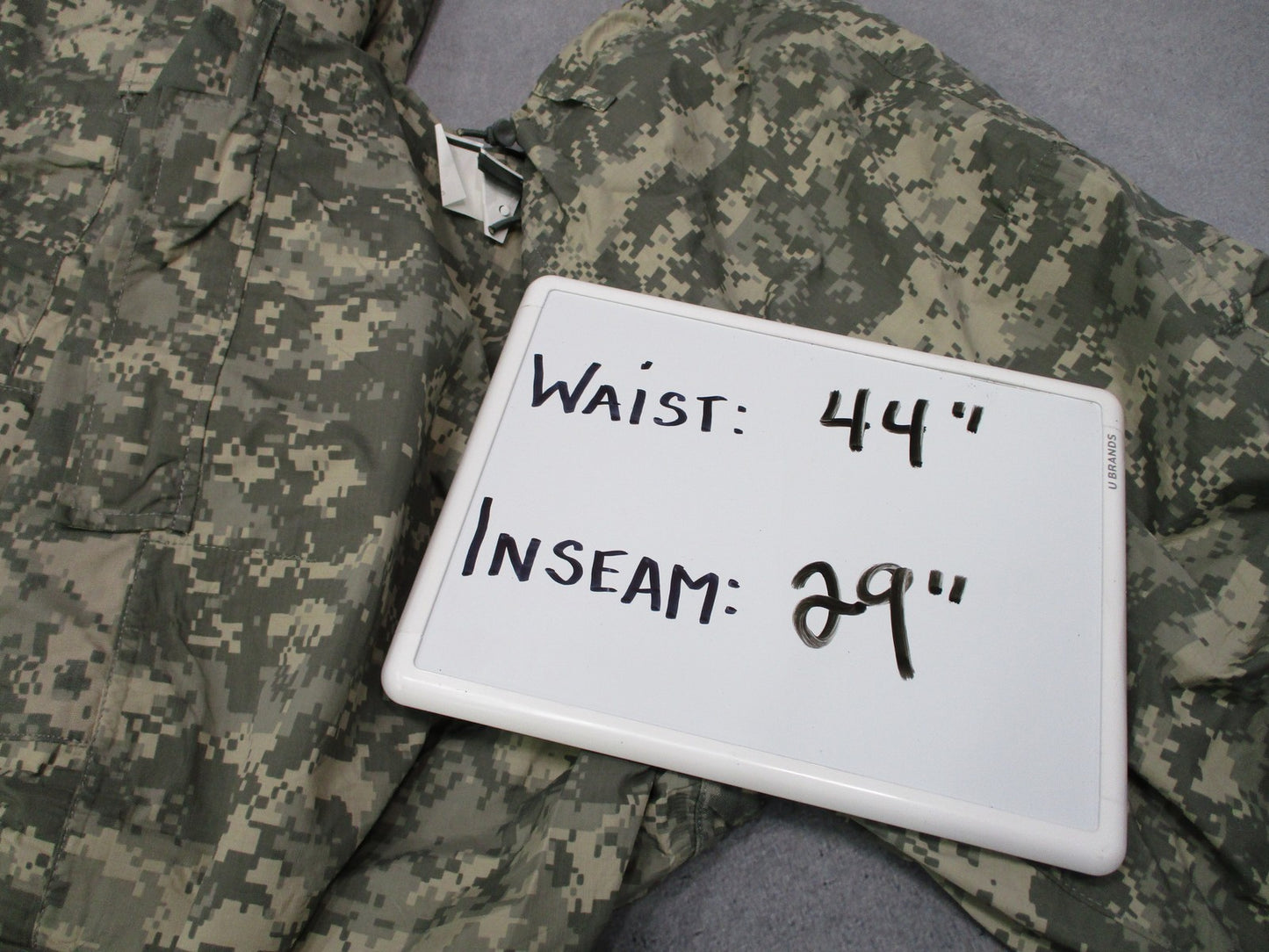 USGI Gen III Level 6 Gore-Tex Pants ACU UCP Large Regular ECWCS Wet Weather NWT