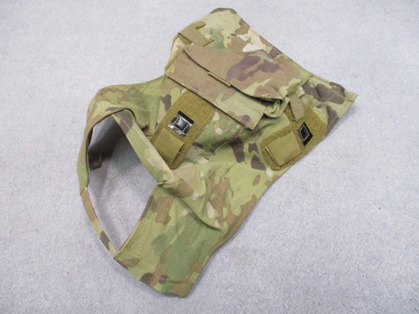 USED GENUINE AUTHENTIC IHPS ARMY OCP SCORPION HELMET COVER REAR POCKET & IR TABS