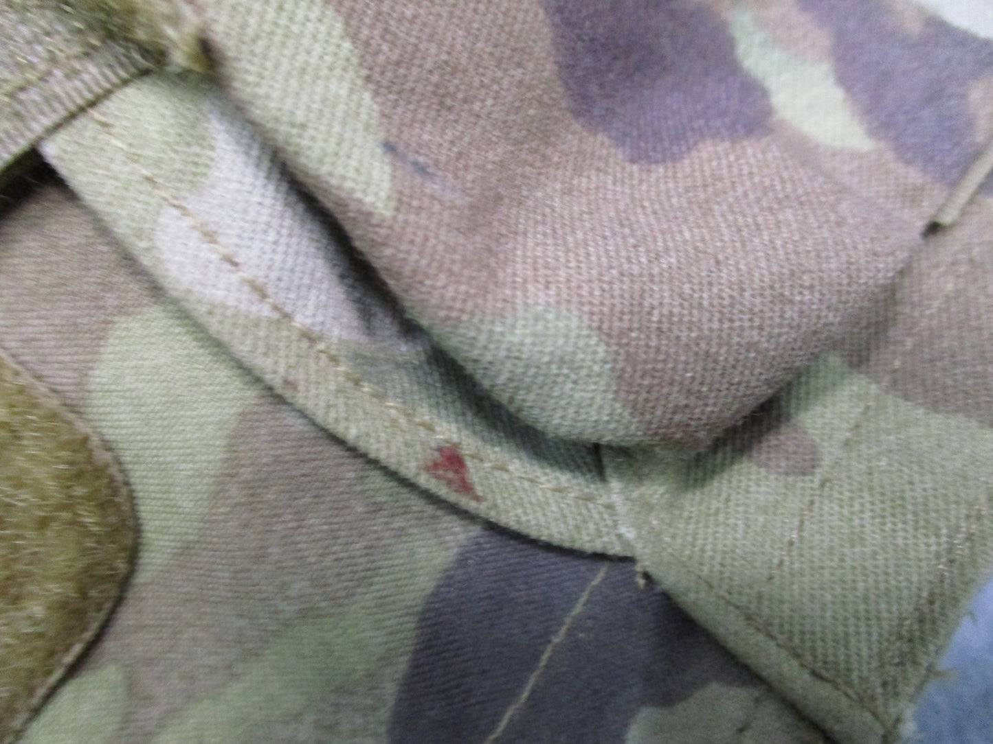 USED GENUINE AUTHENTIC IHPS ARMY OCP SCORPION HELMET COVER REAR POCKET & IR TABS