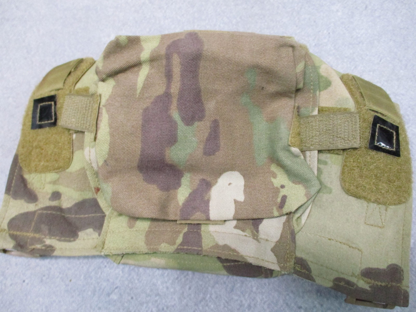 USED GENUINE AUTHENTIC IHPS ARMY OCP SCORPION HELMET COVER REAR POCKET & IR TABS