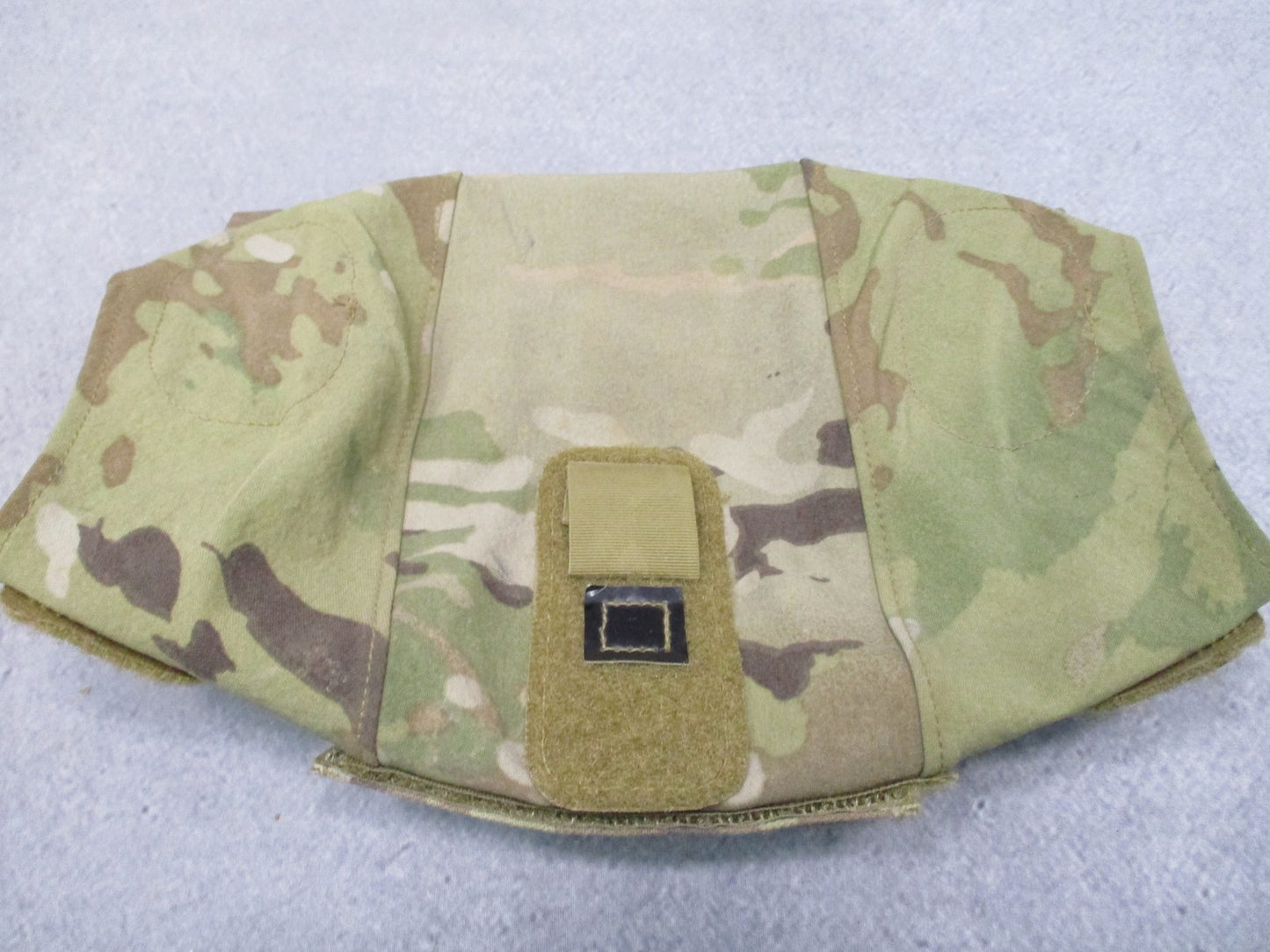 USED GENUINE AUTHENTIC IHPS ARMY OCP SCORPION HELMET COVER REAR POCKET & IR TABS