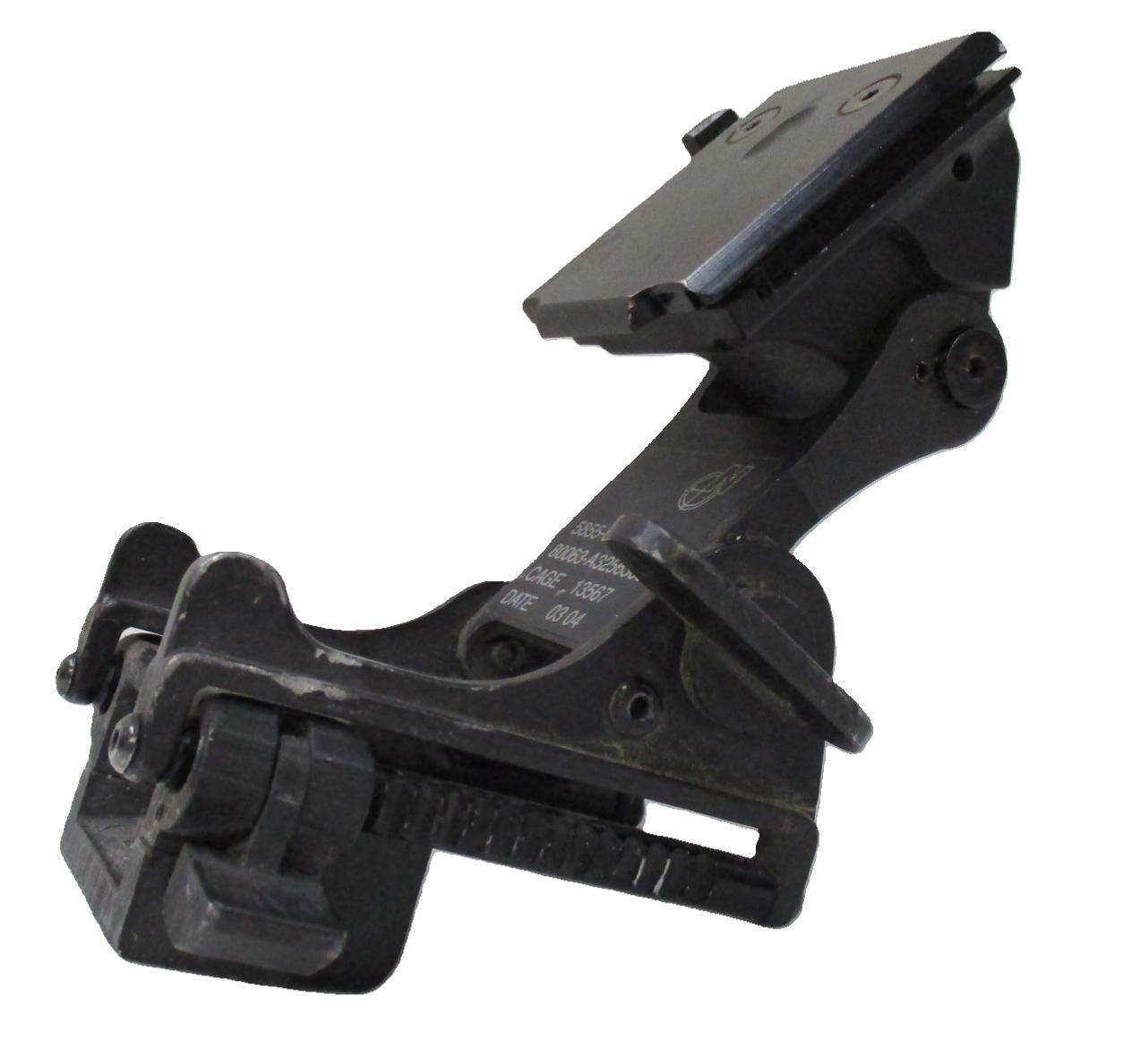 BLACK NOROTOS RHINO NVG HELMET MOUNT PVS 7/14 DROP LEVER A3256368 NIGHT VISION
