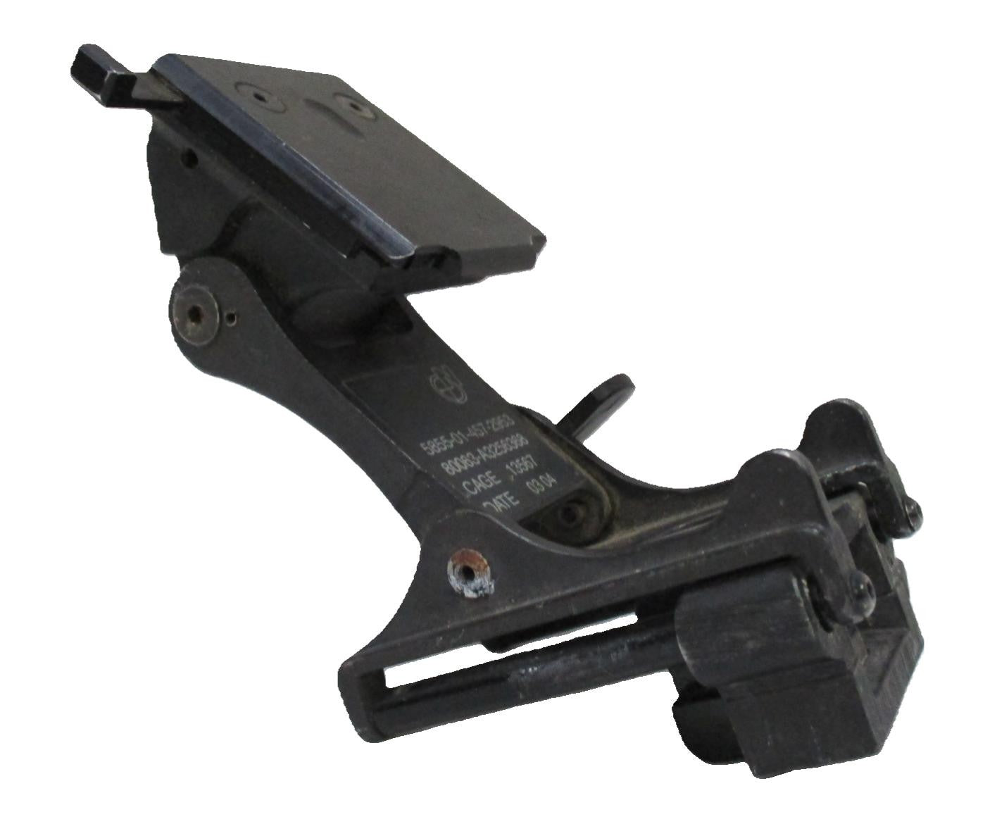 BLACK NOROTOS RHINO NVG HELMET MOUNT PVS 7/14 DROP LEVER A3256368 NIGHT VISION