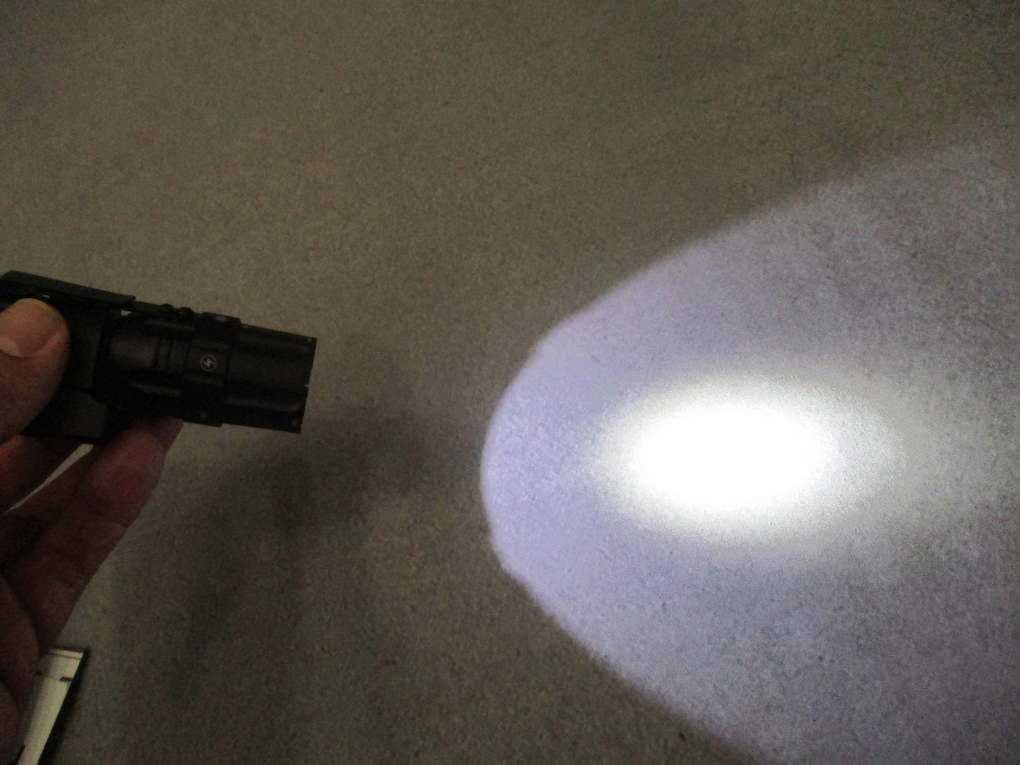 VISM by NcStar VATFLBC Compact Tactical Flashlight 250 Lumens w/ Rail Mount