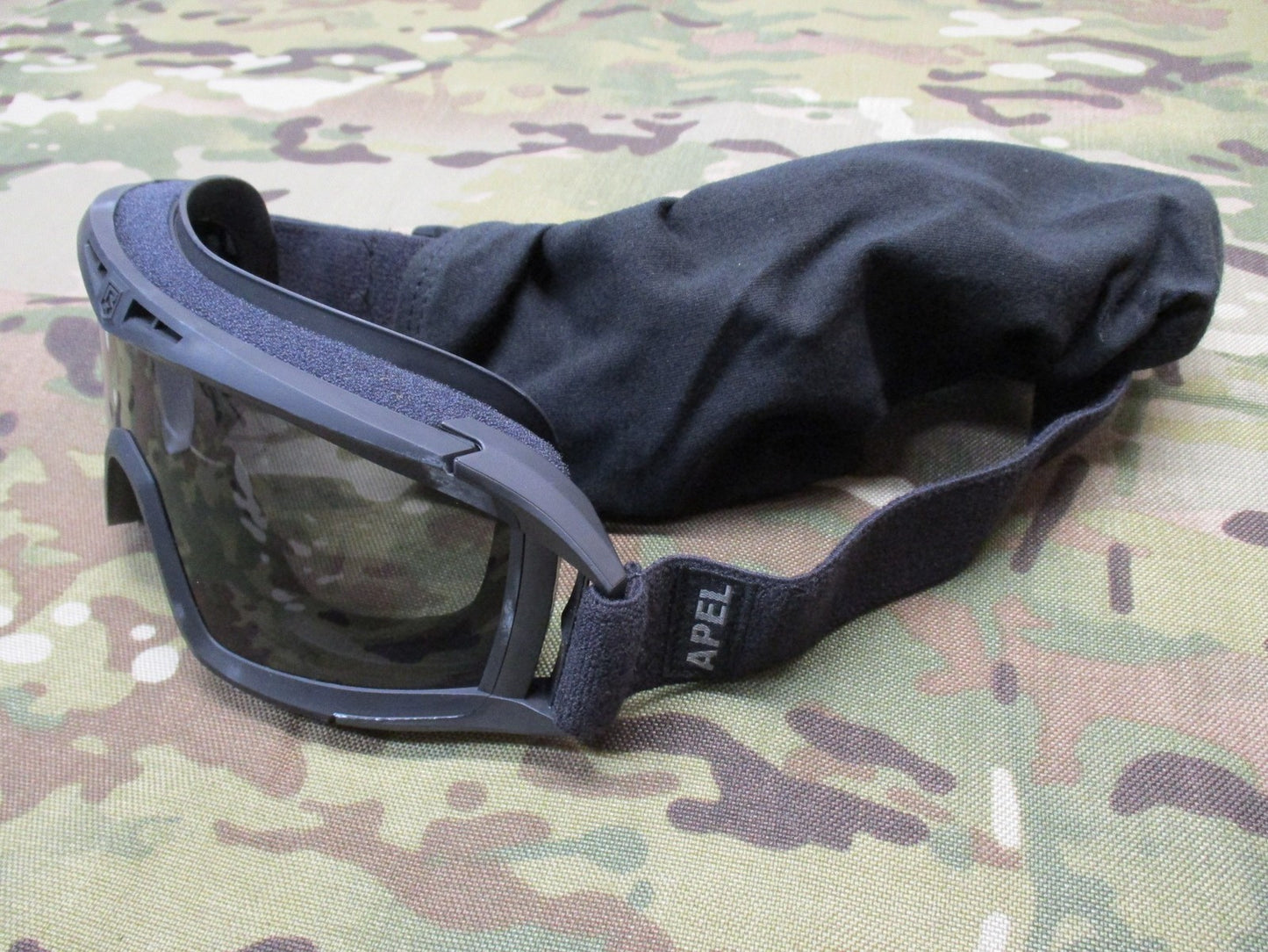 NEW REVISION DESERT LOCUST MILITARY GOGGLES EYE PRO CLEAR & DARK LENS KIT BLACK