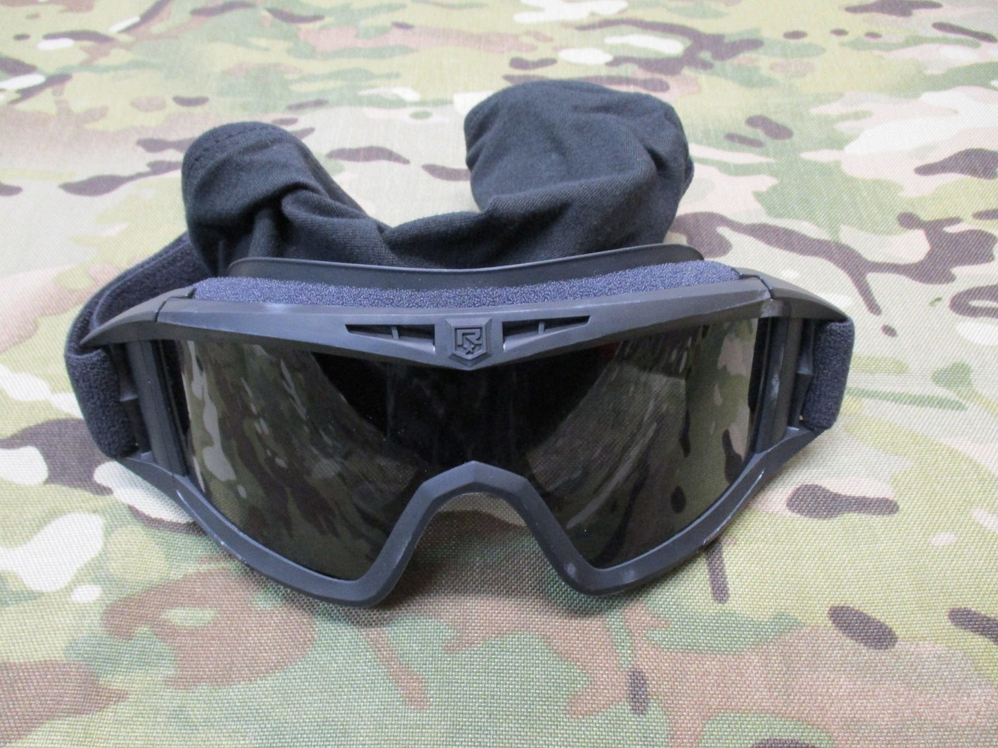 NEW REVISION DESERT LOCUST MILITARY GOGGLES EYE PRO CLEAR & DARK LENS KIT BLACK